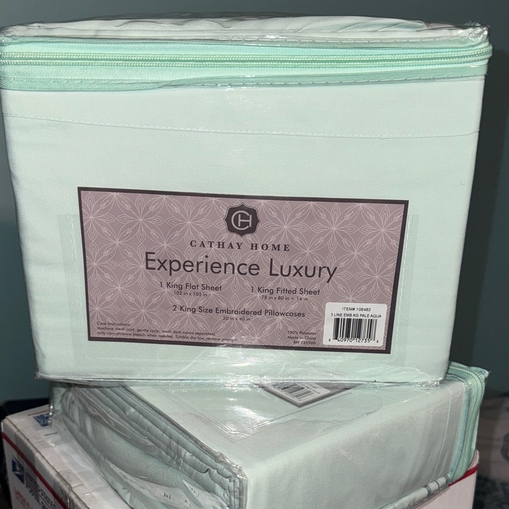 Expressions Mint Green Bedding Sheets